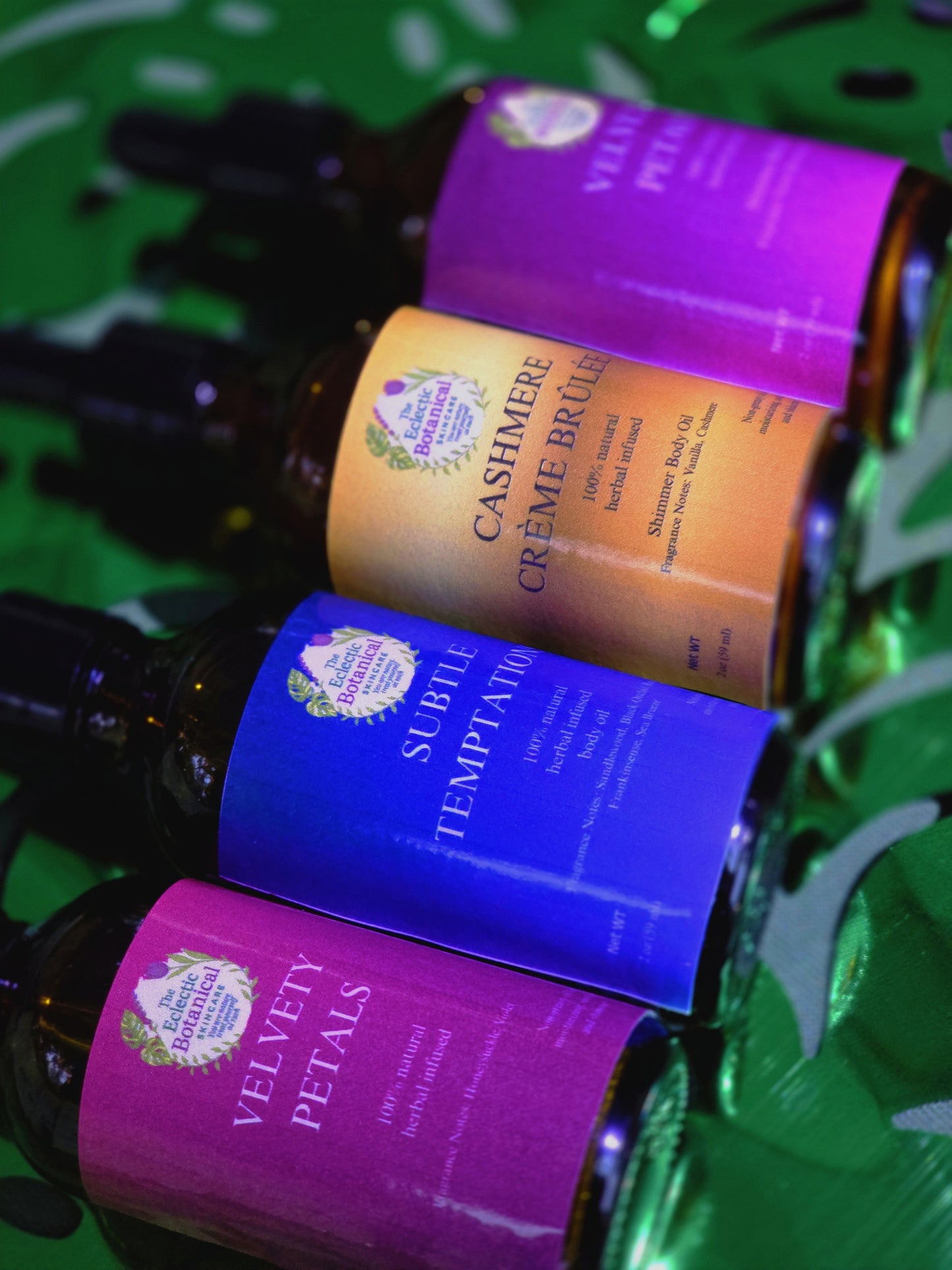 Velvety Petals Shimmer 2oz Body Oil