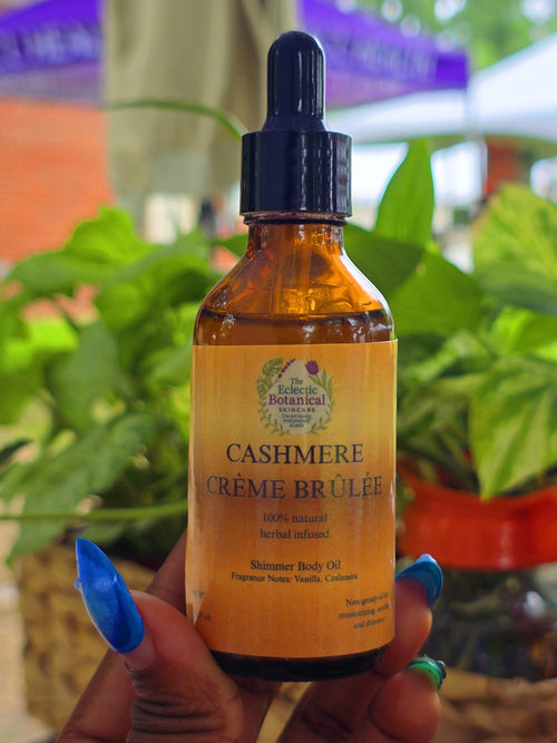 Crème Brûlée Cashmere Shimmer 2oz Body Oil