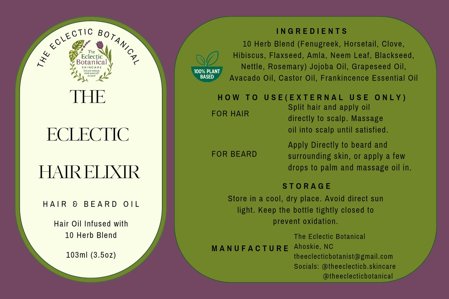 The Eclectic Hair Elixir